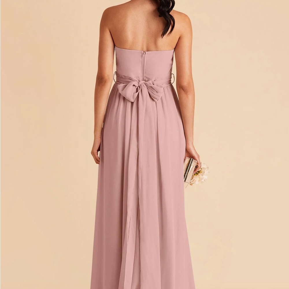 Birdy Grey Strapless Mauve Gown - Picture 2 of 8